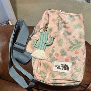 North face field bag pink cactus